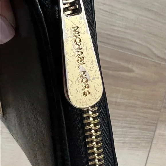 Michael Kors Black Leather Wallet - Picture 11 of 12